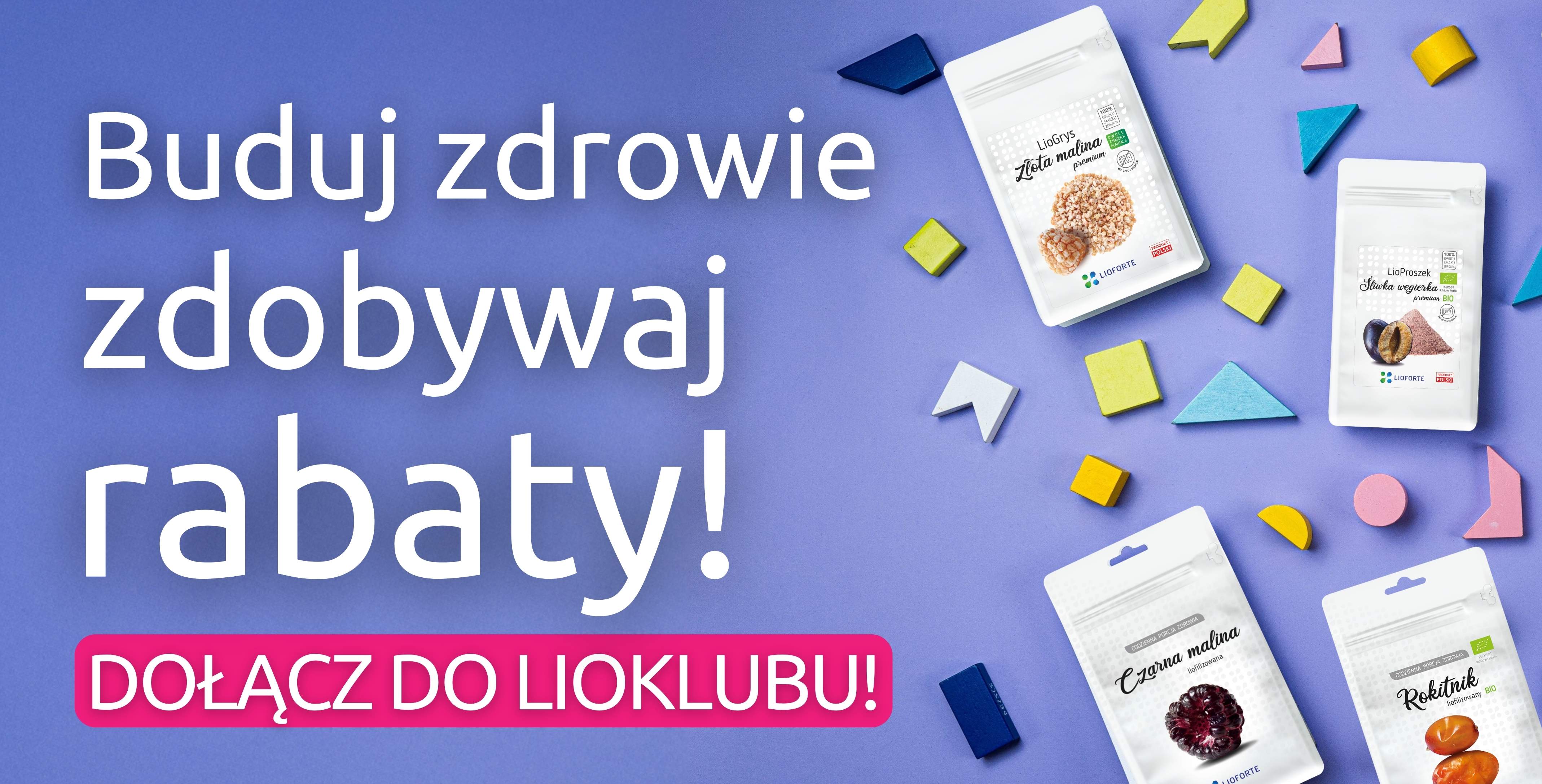 LioKlub - Buduj zdrowie i zdobywaj rabaty!